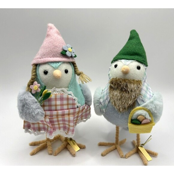 Target Spritz Birds 2023 Bud & Bloom Gnomes Fabric Spring Featherly Friends - Picture 1 of 12